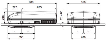 Dometic freshjet 3200 aircon sizes